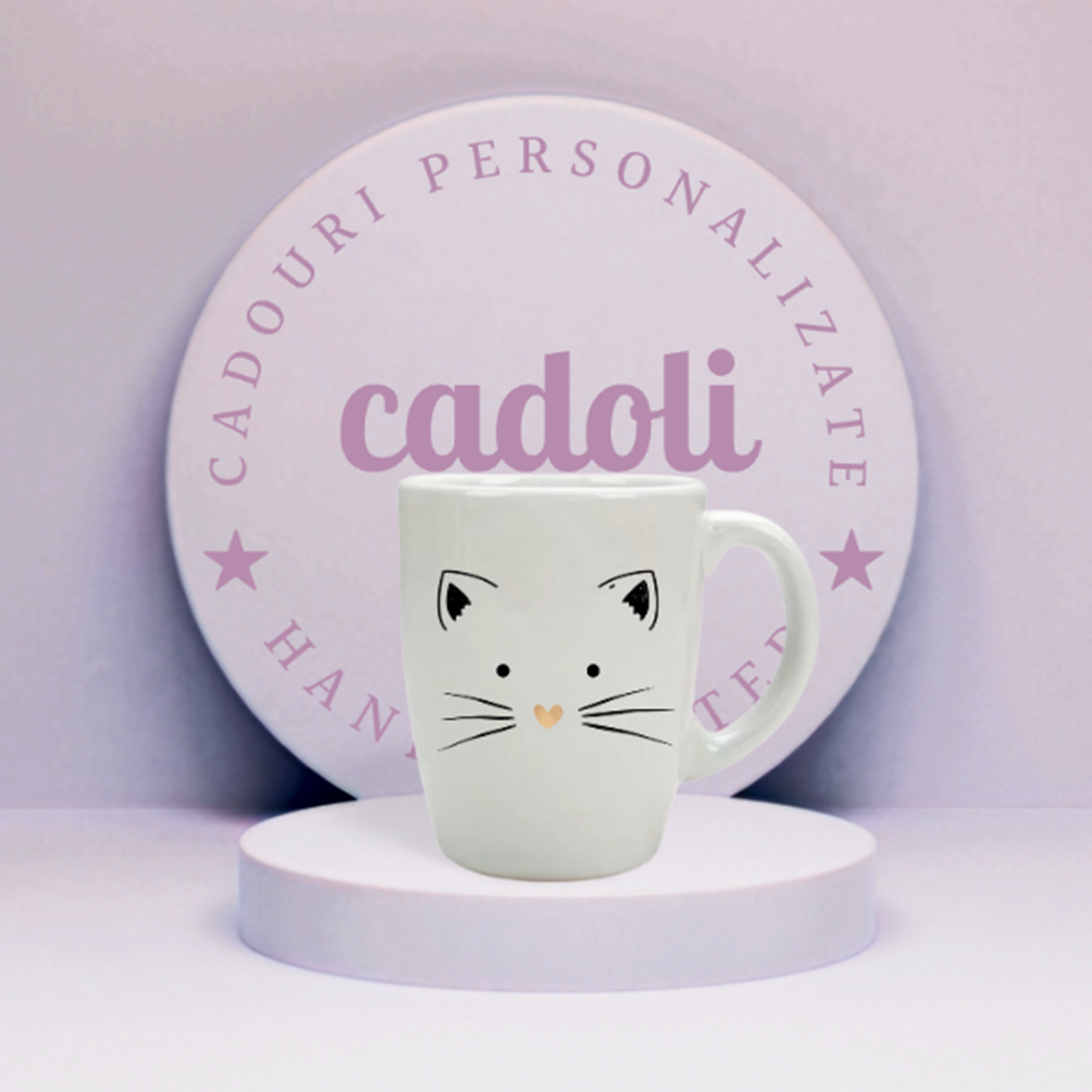 Cană personalizată ”Cat mom”