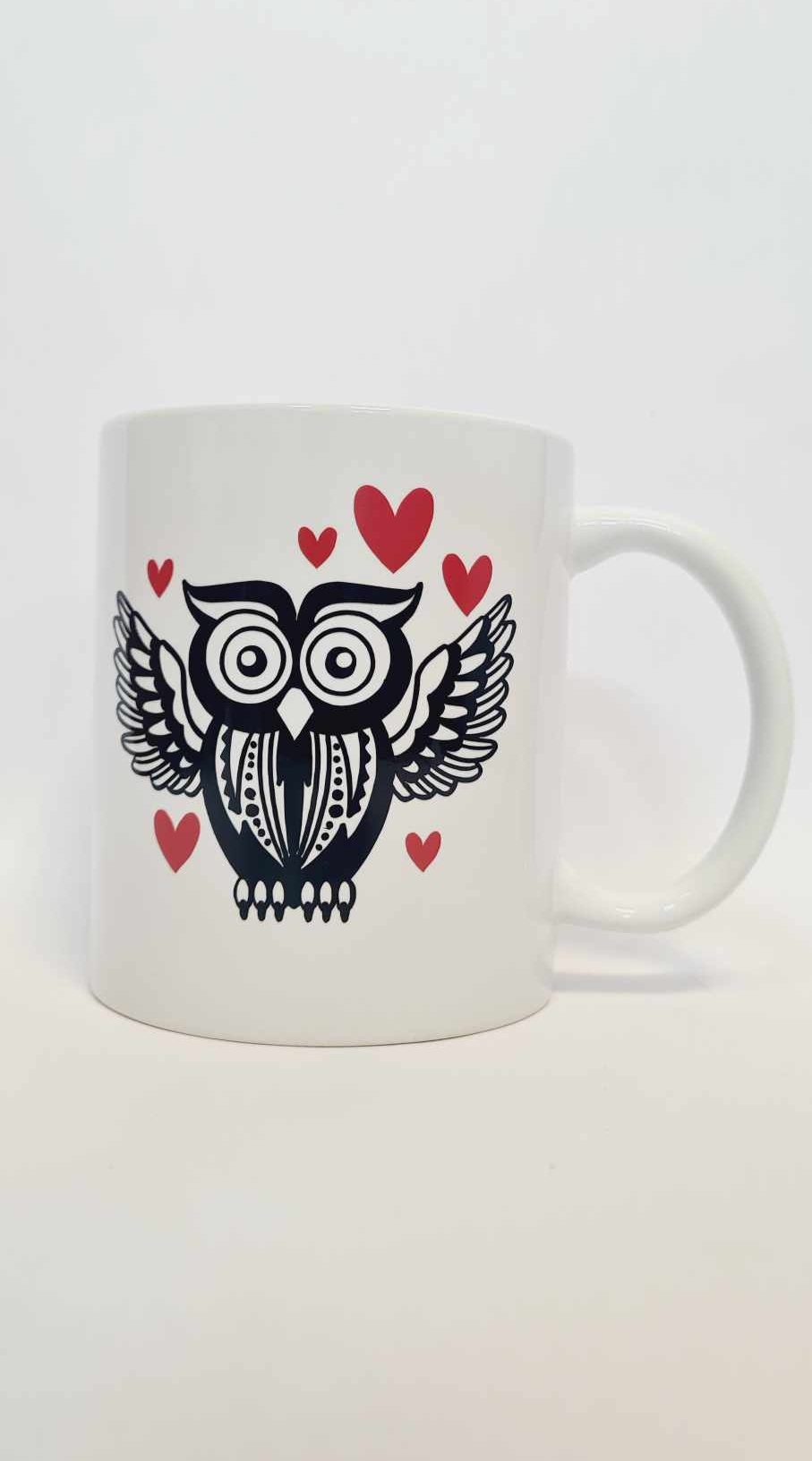 Cană personalizată ”Happy Owl” - imagine 2