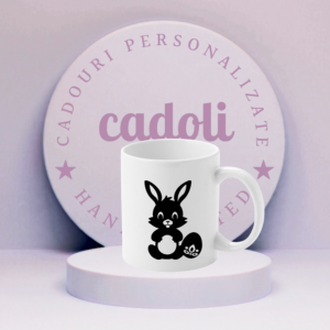 Cană personalizată ”Easter bunny”